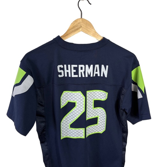 Richard Sherman Seahawks #25 Youth Jersey – Size L (14–16) - Picture 7 of 7
